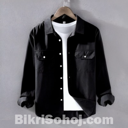 Full sleeves double pocket Shirt